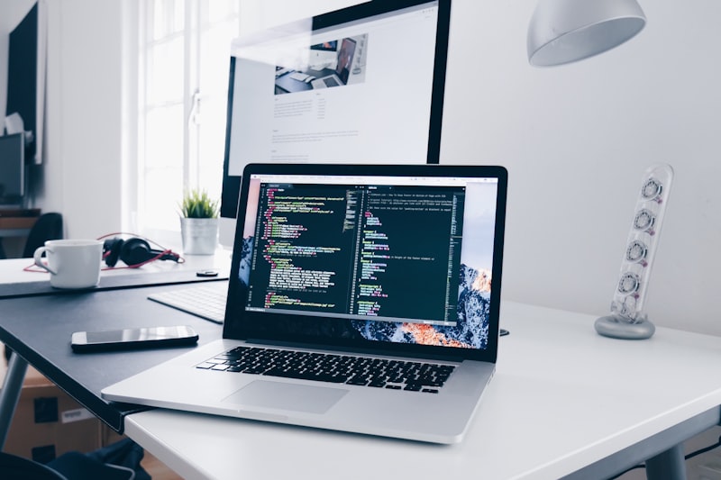 Developer coding