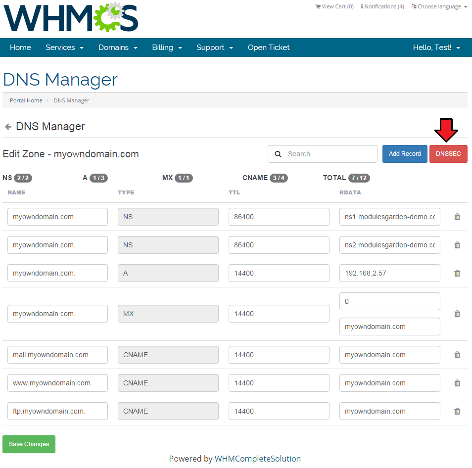 DNSSEC inschakelen
