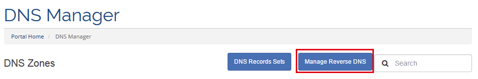 Reverse DNS beheren