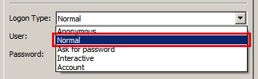 Logon type